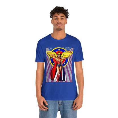 Vintage Fantasy Graphic Tee - Warrior Princess Streetwear Print (Bachi)