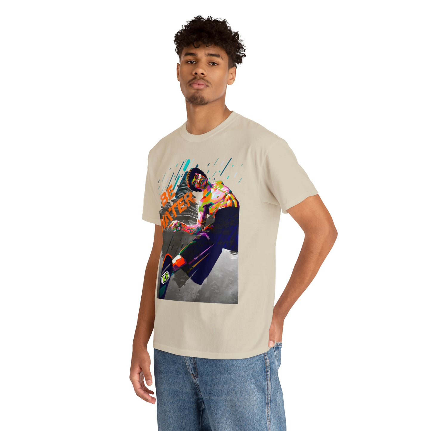 Vintage Martial Arts Graphic Tee - Kung Fu Legend Quote Print (Bachi)
