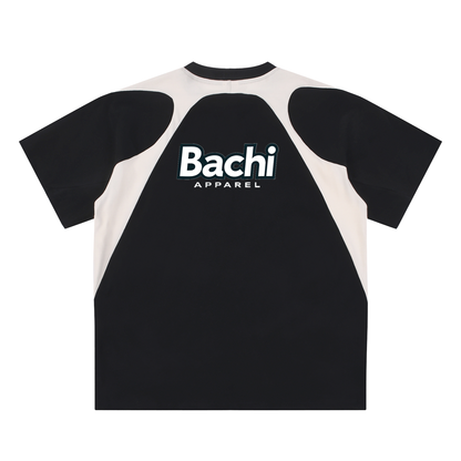 Sci-Fi Saga Panel Cotton Graphic Tee - Streetwear Print (Bachi)