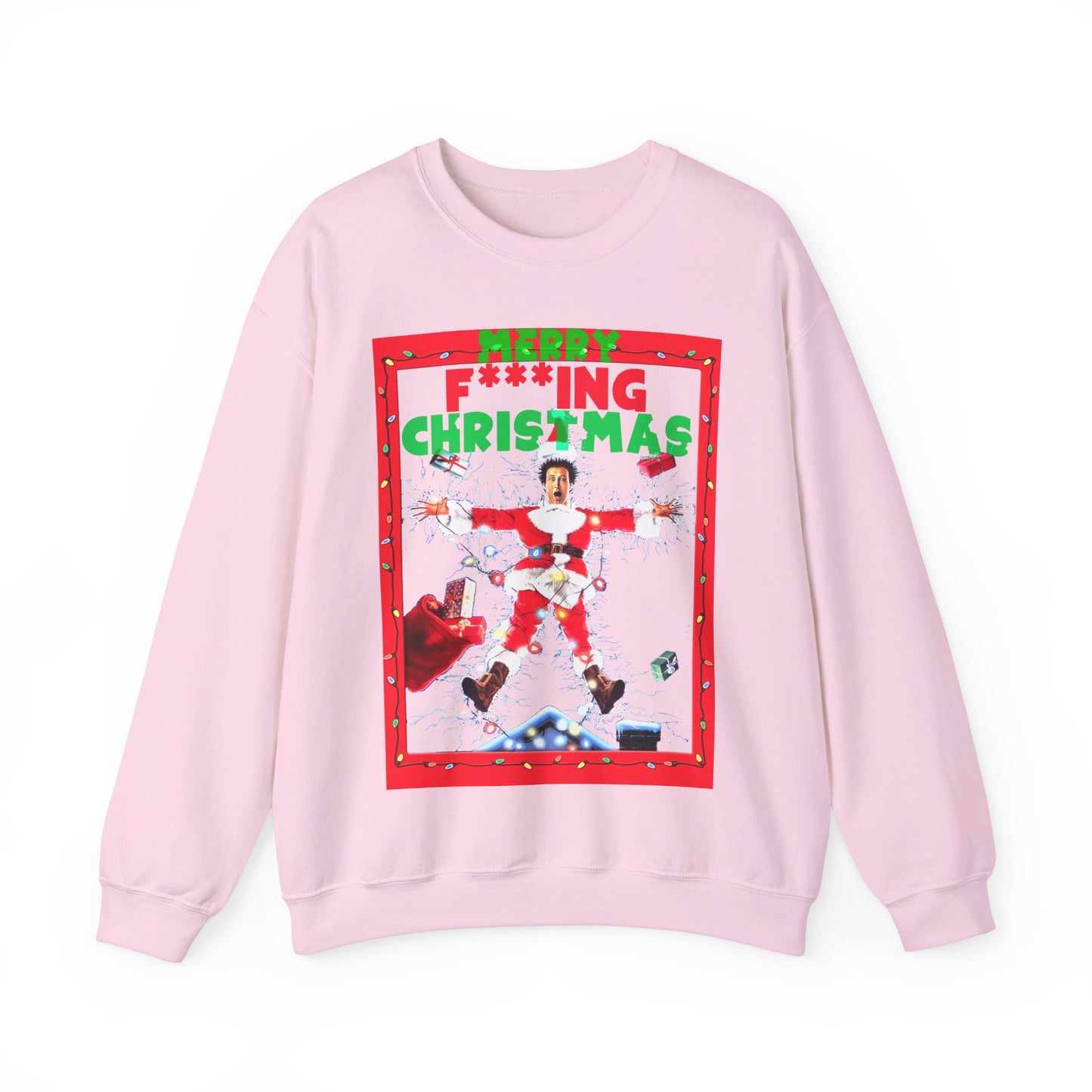 Vintage Holiday Graphic Sweatshirt - 80s Comedy Cinema Print (Bachi)