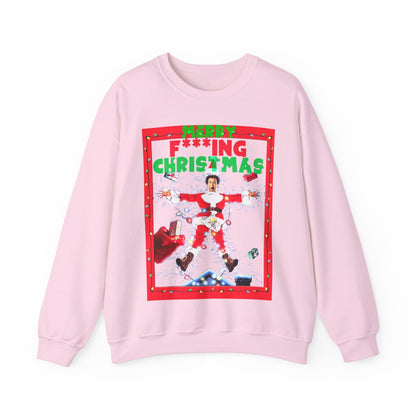 Vintage Holiday Graphic Sweatshirt - 80s Comedy Cinema Print (Bachi)