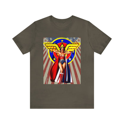 Vintage Fantasy Graphic Tee - Warrior Princess Streetwear Print (Bachi)
