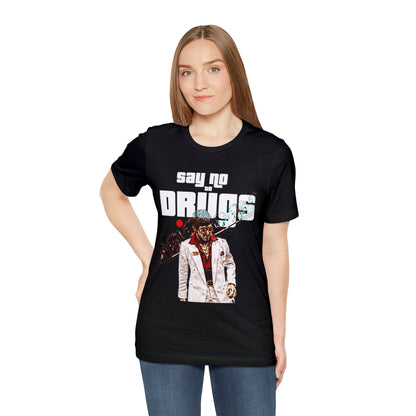 Vintage Graphic Tee - Cult Cinema White Jacket Portrait Print (Bachi)