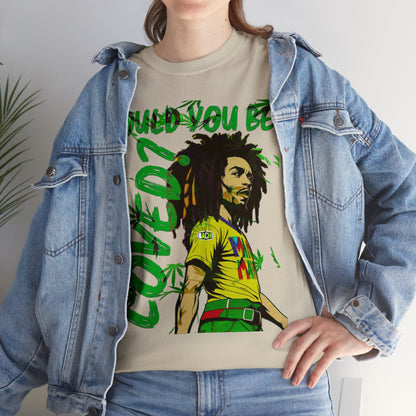 Oversized Graphic Tee - Reggae Legend Portrait Streetwear Print (Bachi)