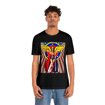 Vintage Fantasy Graphic Tee - Warrior Princess Streetwear Print (Bachi)