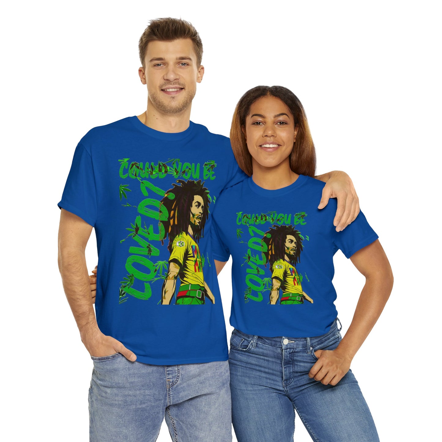 Oversized Graphic Tee - Reggae Legend Portrait Streetwear Print (Bachi)