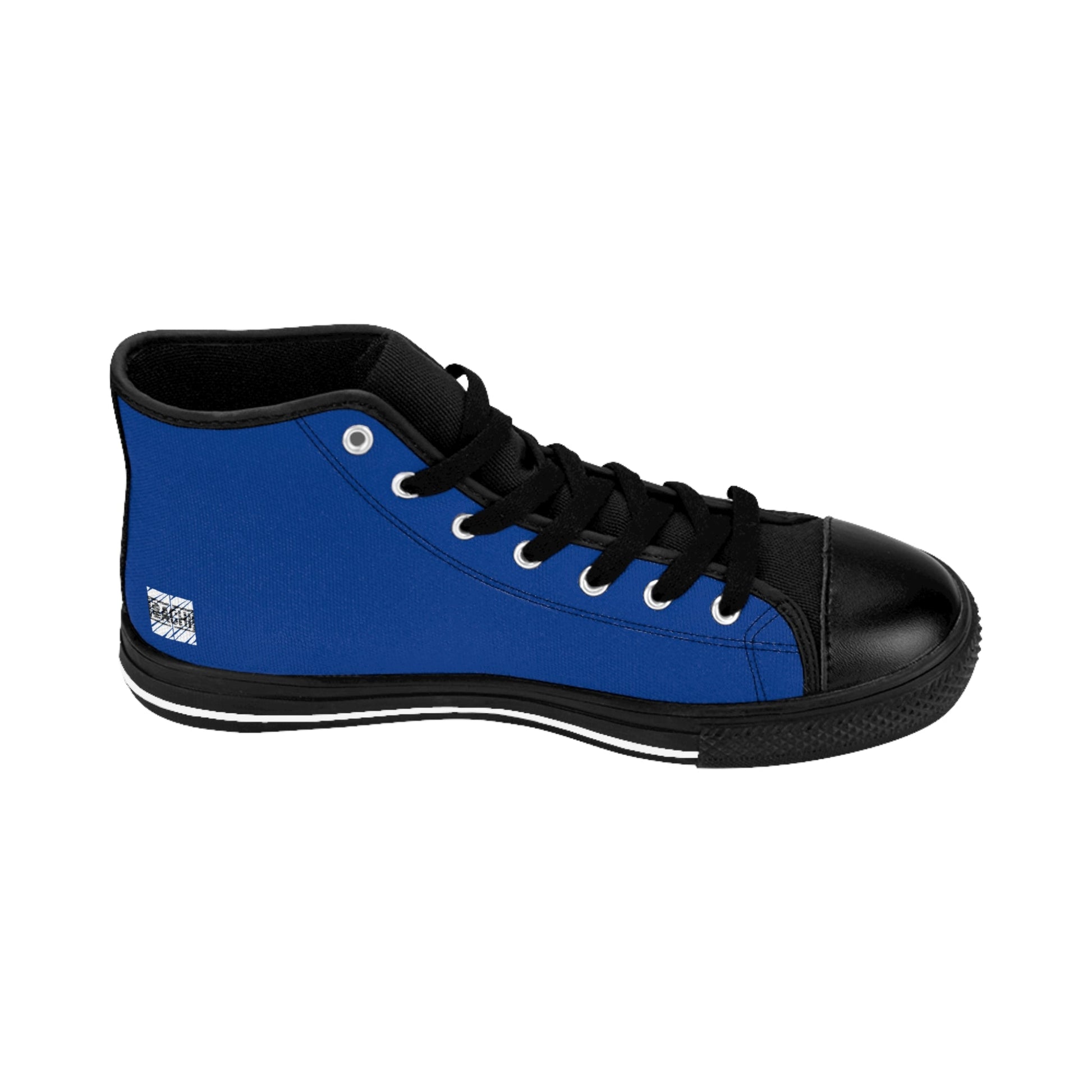 Men's High Top Sneakers Drippers Toronto Skyline  Blue Printify