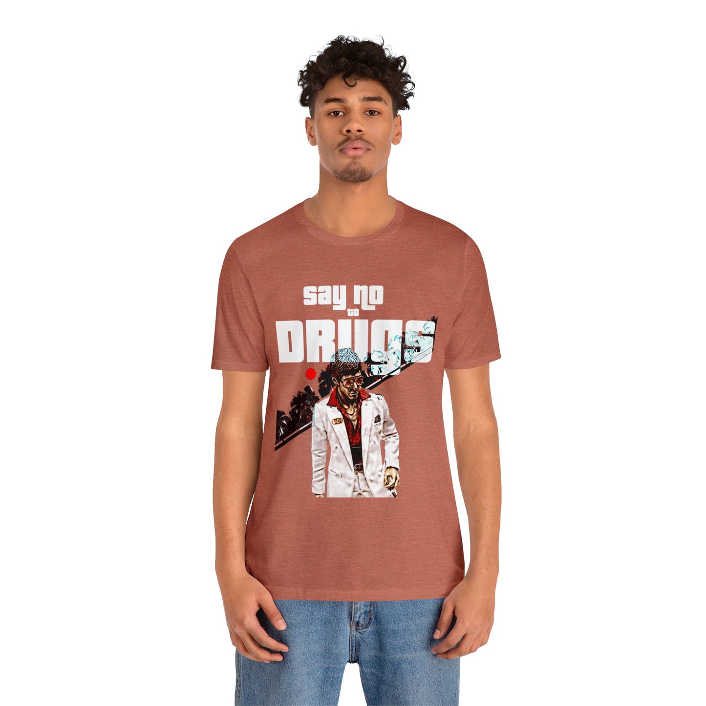 Vintage Graphic Tee - Cult Cinema White Jacket Portrait Print (Bachi)