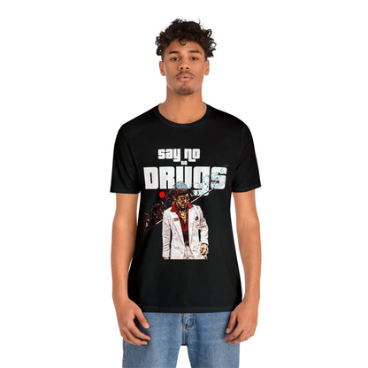 Vintage Graphic Tee - Cult Cinema White Jacket Portrait Print (Bachi)