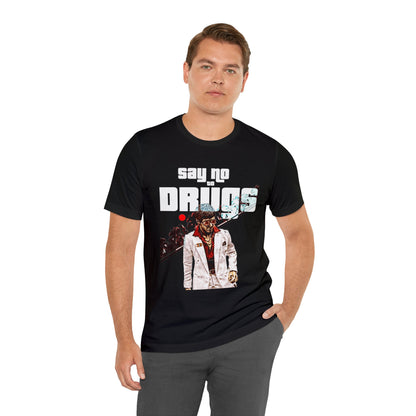 Vintage Graphic Tee - Cult Cinema White Jacket Portrait Print (Bachi)