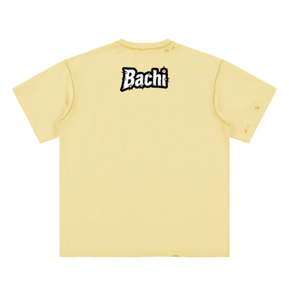 Oversized Graphic Tee - Cult Cinema Quote Streetwear Print (Bachi)