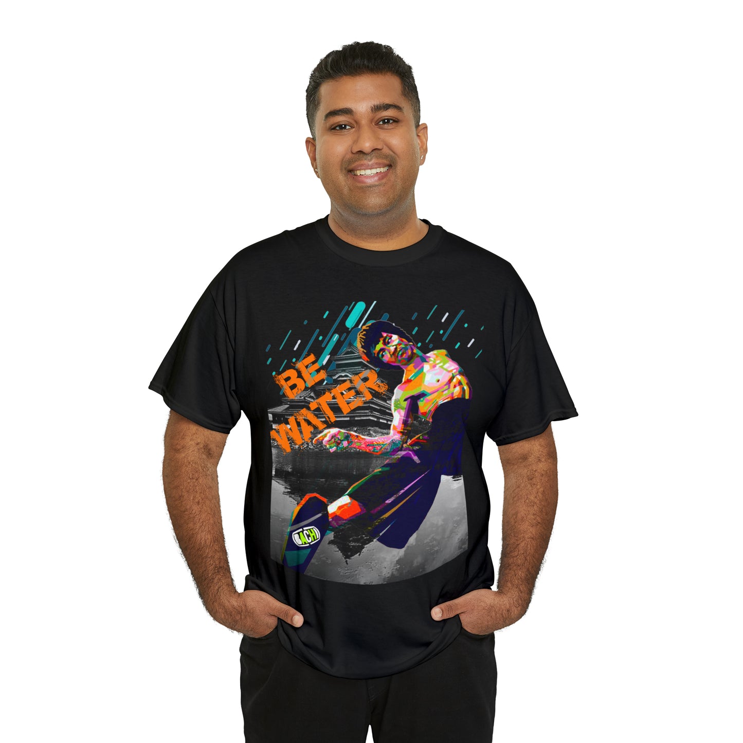 Vintage Martial Arts Graphic Tee - Kung Fu Legend Quote Print (Bachi)