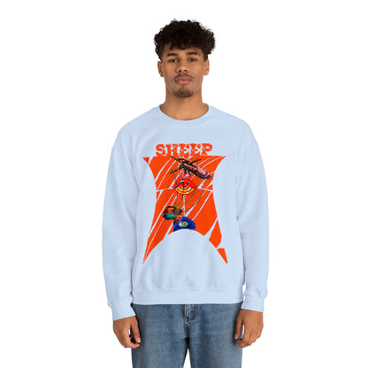 Unisex Sweatshirt Sheep And Puppet