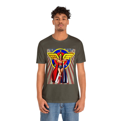 Vintage Fantasy Graphic Tee - Warrior Princess Streetwear Print (Bachi)
