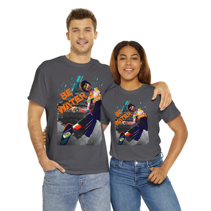 Vintage Martial Arts Graphic Tee - Kung Fu Legend Quote Print (Bachi)