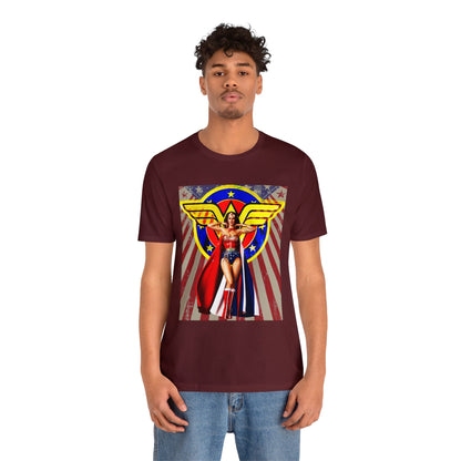 Vintage Fantasy Graphic Tee - Warrior Princess Streetwear Print (Bachi)