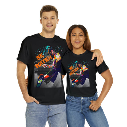 Vintage Martial Arts Graphic Tee - Kung Fu Legend Quote Print (Bachi)