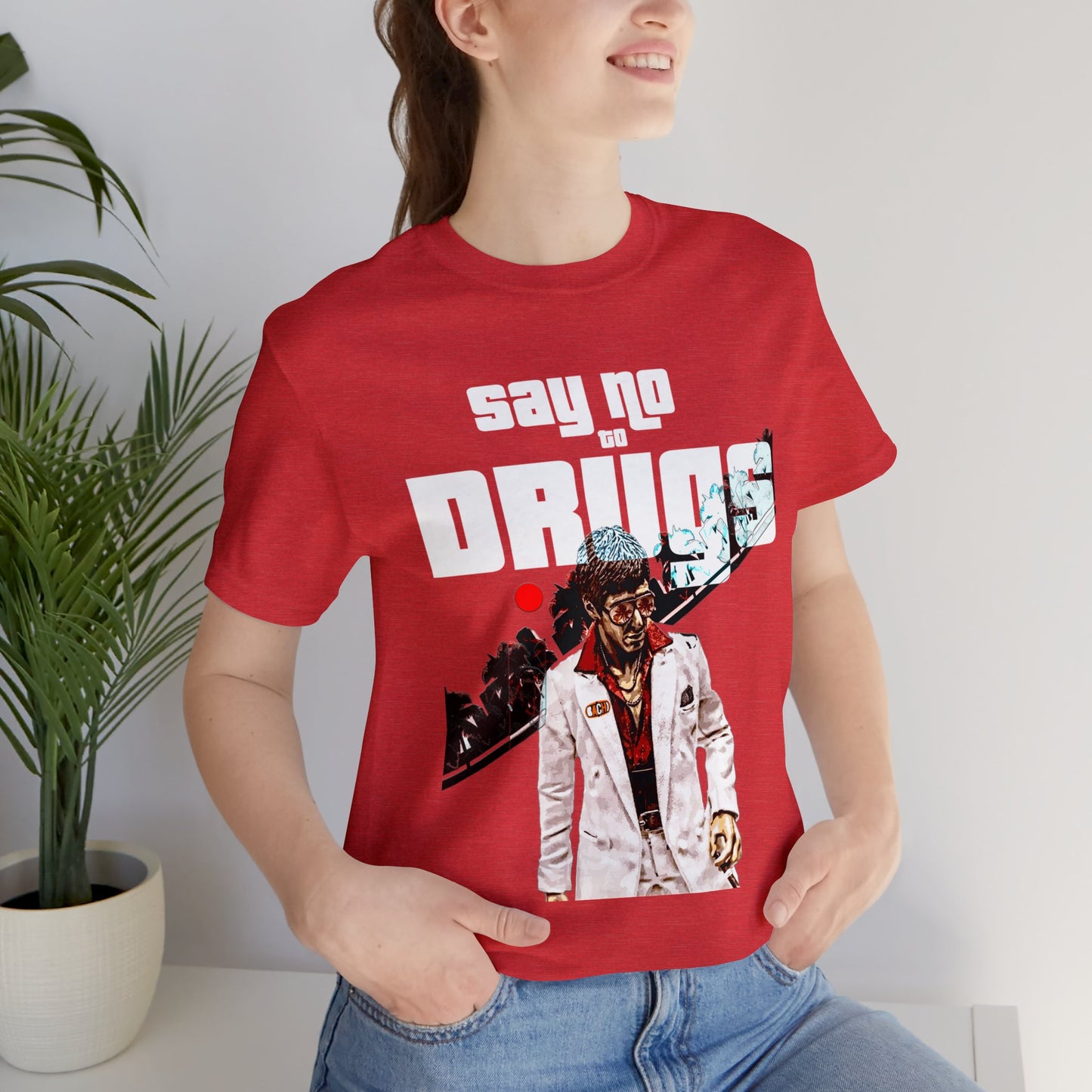 Vintage Graphic Tee - Cult Cinema White Jacket Portrait Print (Bachi)