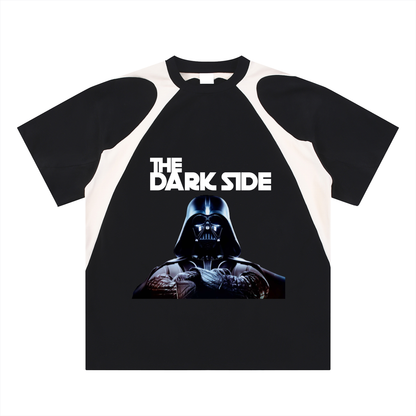 Sci-Fi Saga Panel Cotton Graphic Tee - Streetwear Print (Bachi)