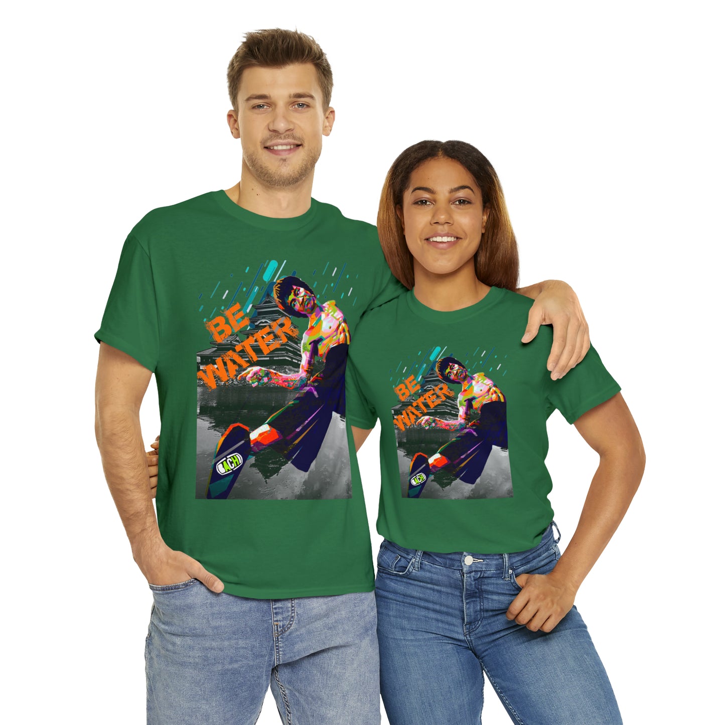 Vintage Martial Arts Graphic Tee - Kung Fu Legend Quote Print (Bachi)