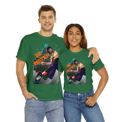 Vintage Martial Arts Graphic Tee - Kung Fu Legend Quote Print (Bachi)