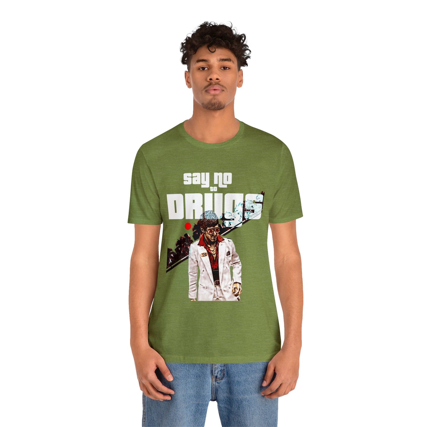 Vintage Graphic Tee - Cult Cinema White Jacket Portrait Print (Bachi)