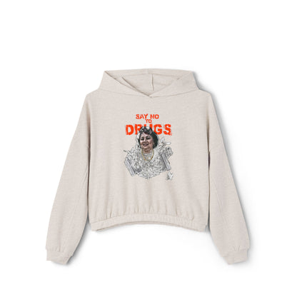 Cinched Hem Graphic Hoodie - Latin Icon Streetwear Print (Bachi)