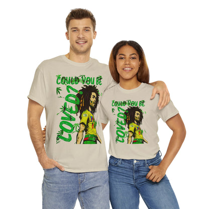 Oversized Graphic Tee - Reggae Legend Portrait Streetwear Print (Bachi)