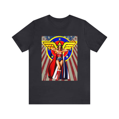 Vintage Fantasy Graphic Tee - Warrior Princess Streetwear Print (Bachi)