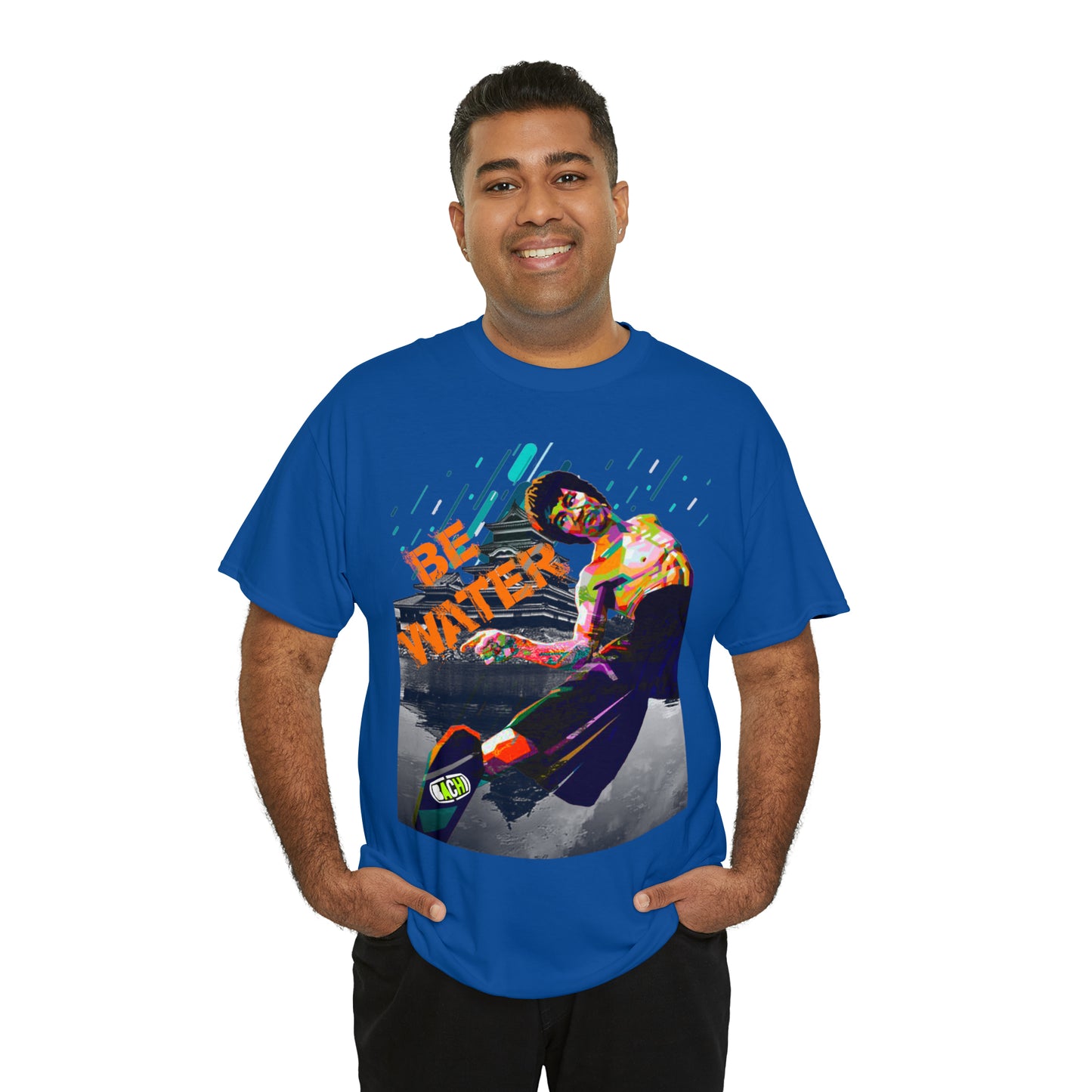 Vintage Martial Arts Graphic Tee - Kung Fu Legend Quote Print (Bachi)