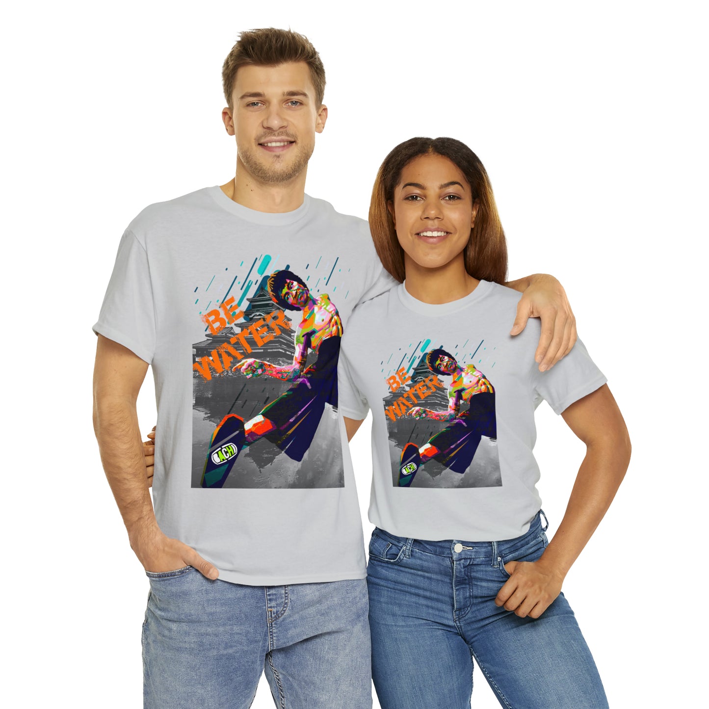 Vintage Martial Arts Graphic Tee - Kung Fu Legend Quote Print (Bachi)