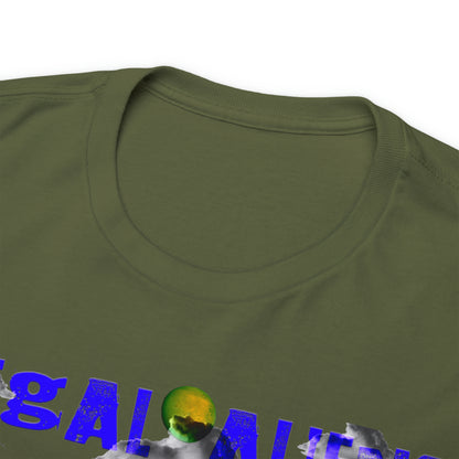 Vintage Sci-Fi Graphic Tee - Alien Invasion Streetwear Print (Bachi)
