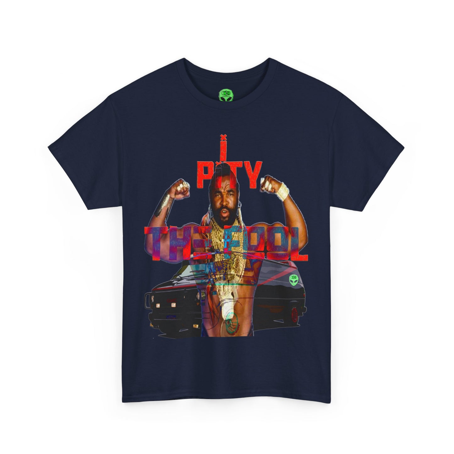 Vintage 80s TV Graphic Tee - Mohawk Icon Quote Streetwear Print (Bachi)