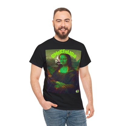 Raw Edge Pop Art Graphic Tee - Renaissance Parody Streetwear Print (Bachi)