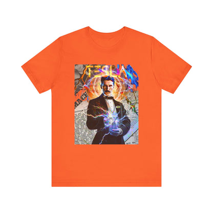 Vintage Science Icon Graphic Tee - Inventor Portrait Streetwear Print (Bachi)
