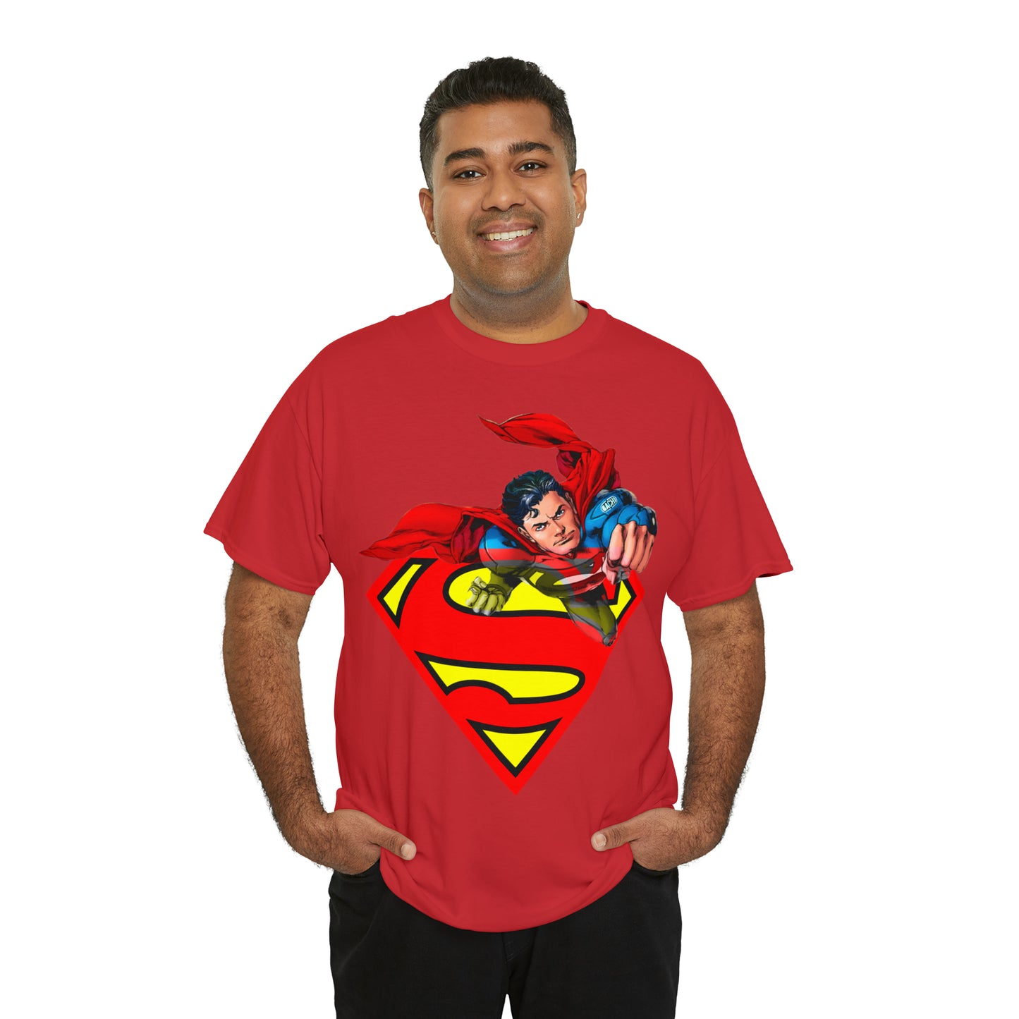 Vintage Comic Hero Graphic Tee - Cape Streetwear Print (Bachi)