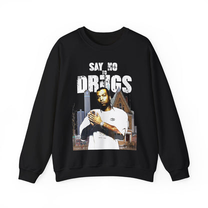 Heavyweight Streetwear Sweatshirt - Detroit Hip-Hop Legend Graphic (Bachi)