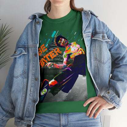 Vintage Martial Arts Graphic Tee - Kung Fu Legend Quote Print (Bachi)