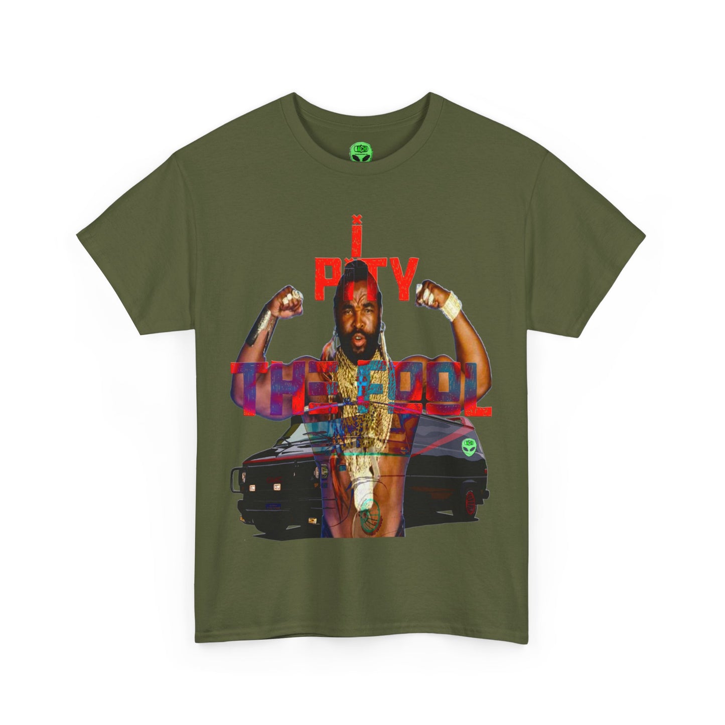 Vintage 80s TV Graphic Tee - Mohawk Icon Quote Streetwear Print (Bachi)