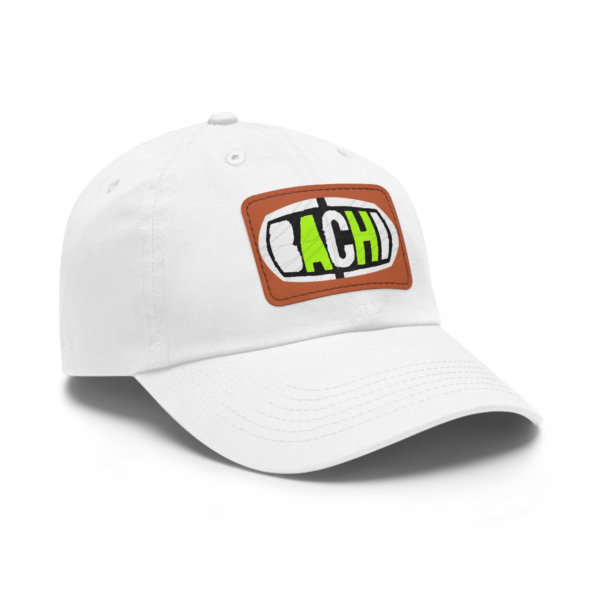 Leather Patch Hat Bachi Printify