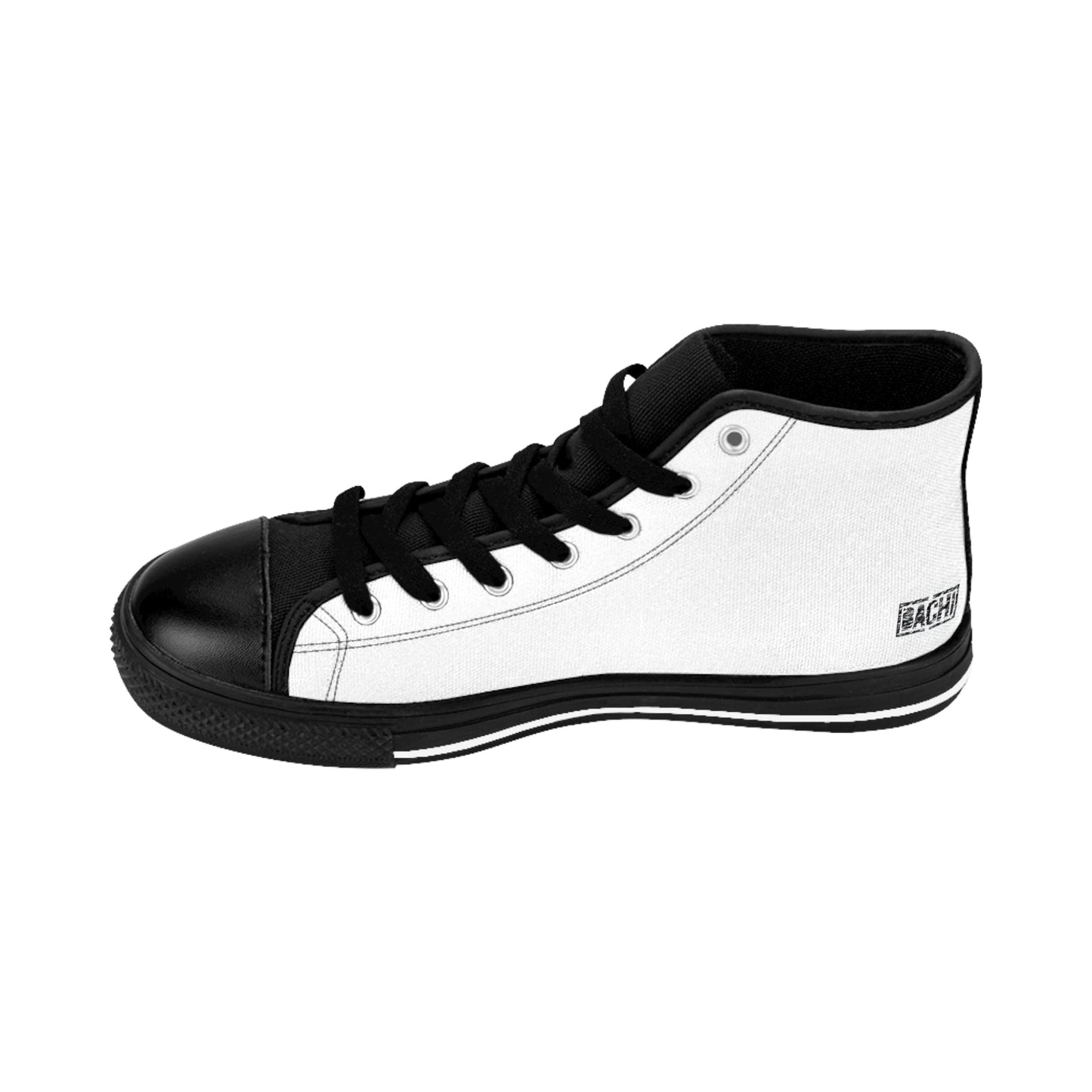 Men's High Top Sneaker Dripper 6ix Skyline White Printify