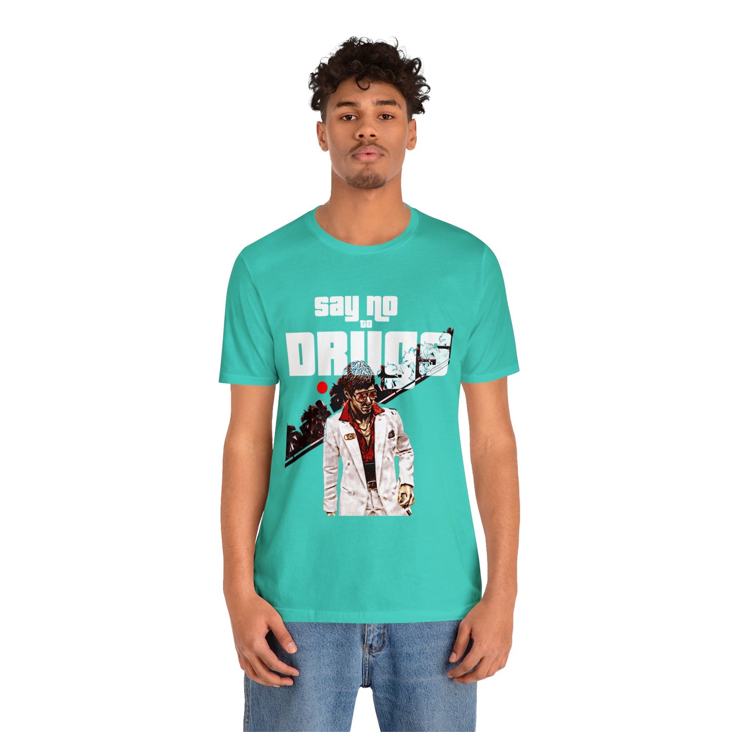 Vintage Graphic Tee - Cult Cinema White Jacket Portrait Print (Bachi)