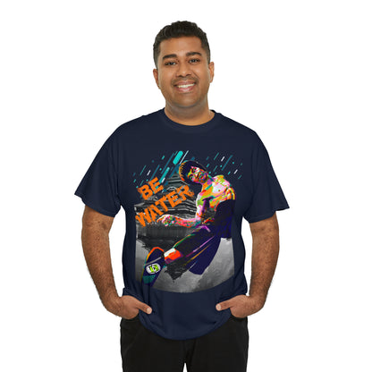 Vintage Martial Arts Graphic Tee - Kung Fu Legend Quote Print (Bachi)