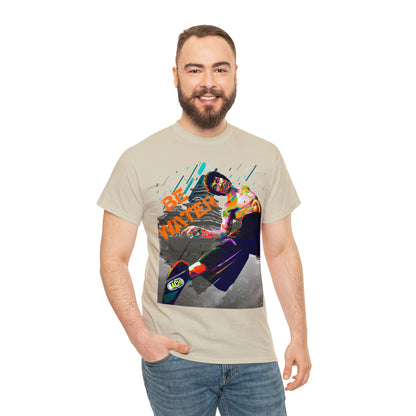 Vintage Martial Arts Graphic Tee - Kung Fu Legend Quote Print (Bachi)