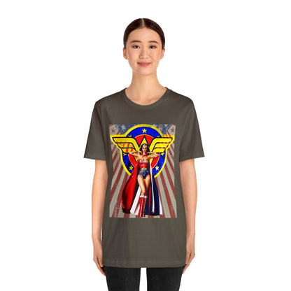 Vintage Fantasy Graphic Tee - Warrior Princess Streetwear Print (Bachi)