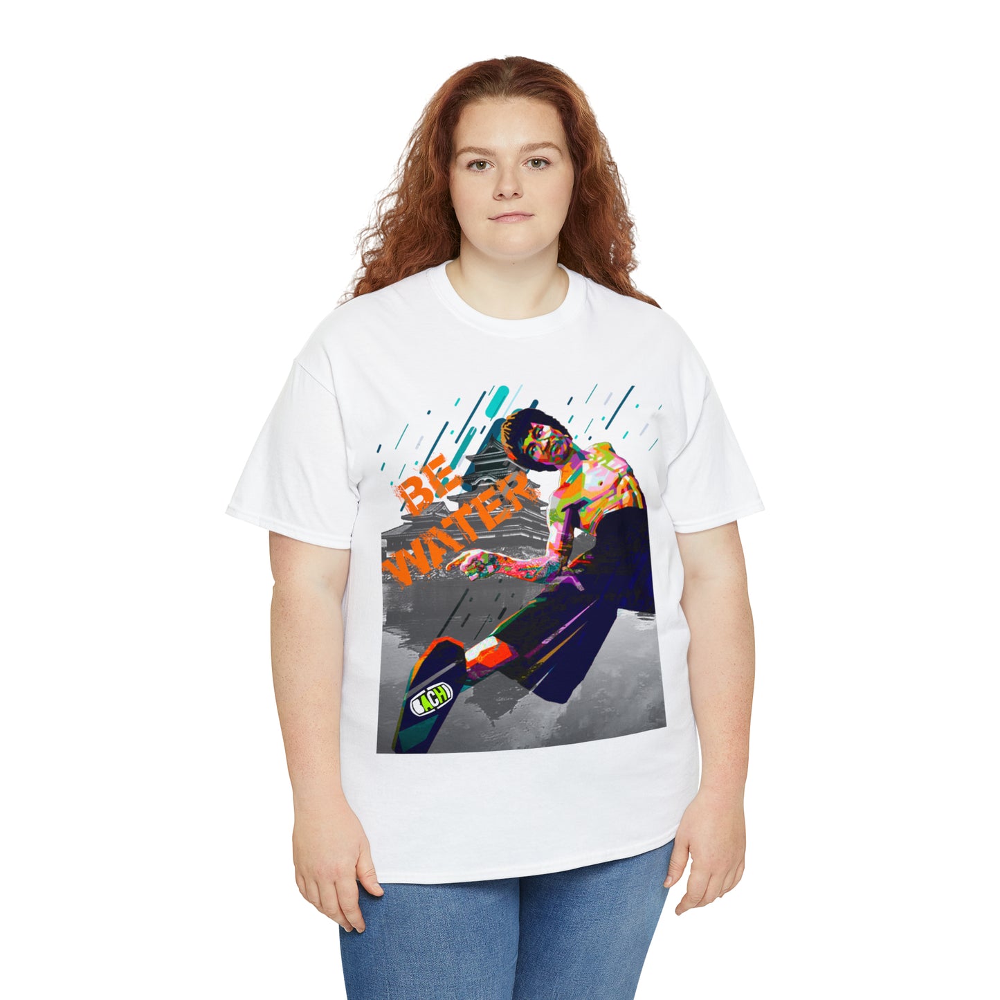 Vintage Martial Arts Graphic Tee - Kung Fu Legend Quote Print (Bachi)