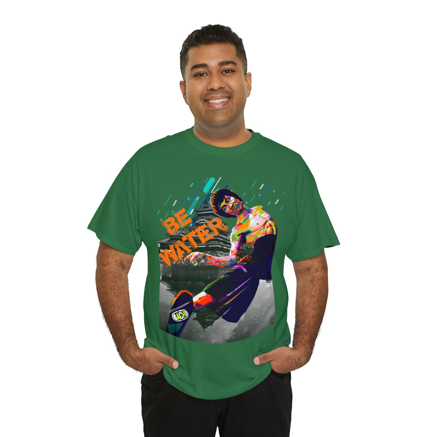 Vintage Martial Arts Graphic Tee - Kung Fu Legend Quote Print (Bachi)