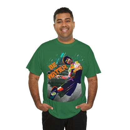 Vintage Martial Arts Graphic Tee - Kung Fu Legend Quote Print (Bachi)