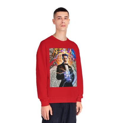 Vintage Science Icon Graphic Sweatshirt - Inventor Portrait Streetwear (Bachi)