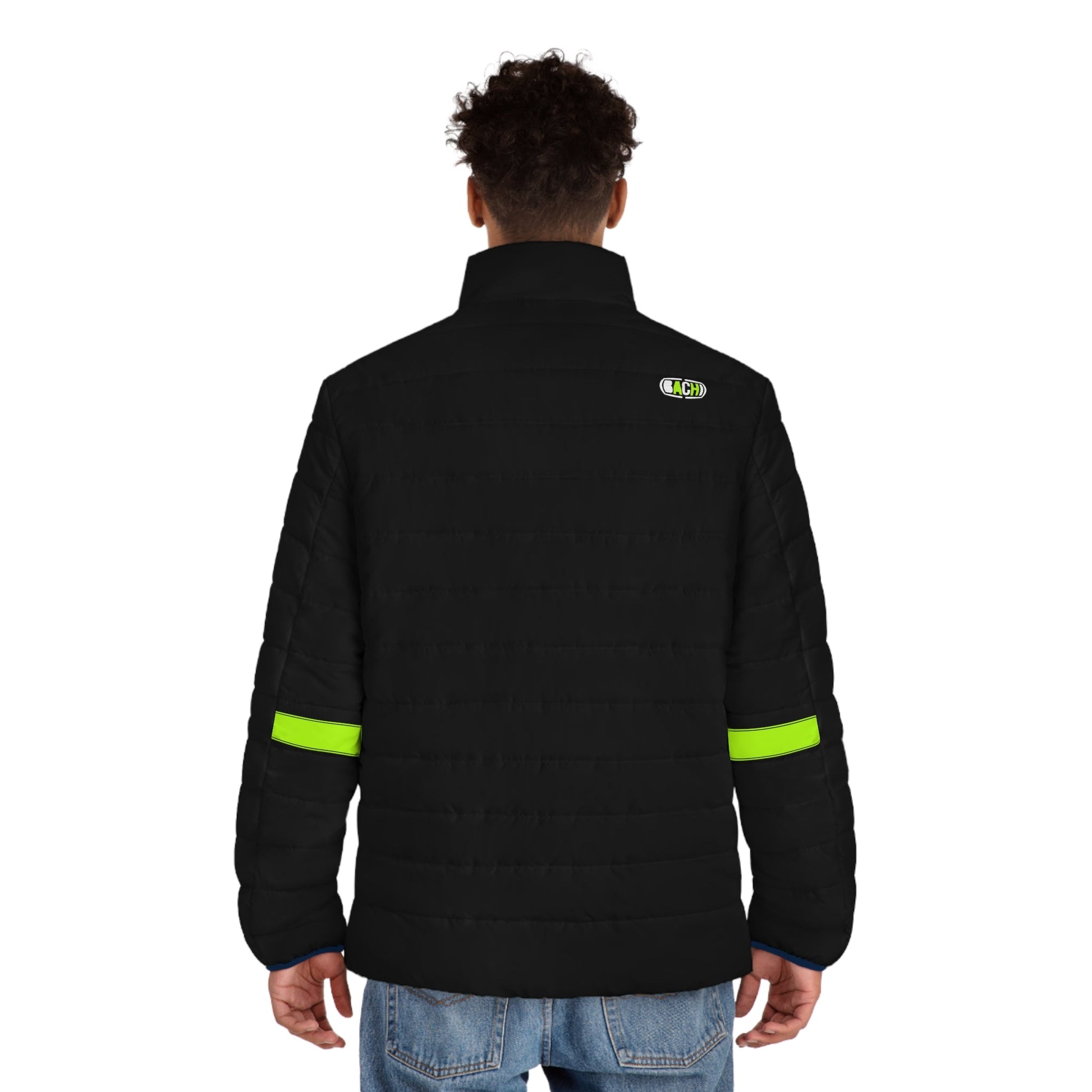 Men's Puffer Jacket  Bachi 2 Stripe Printify